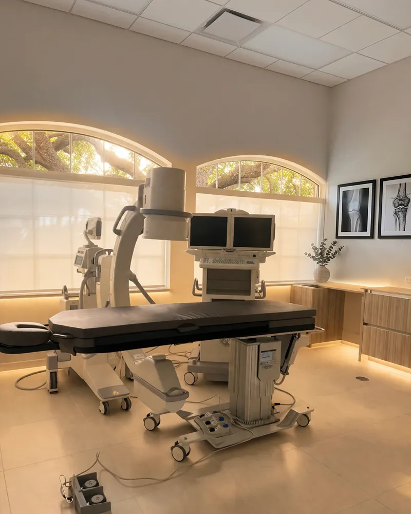Procedure room at Apex Pain Medicine